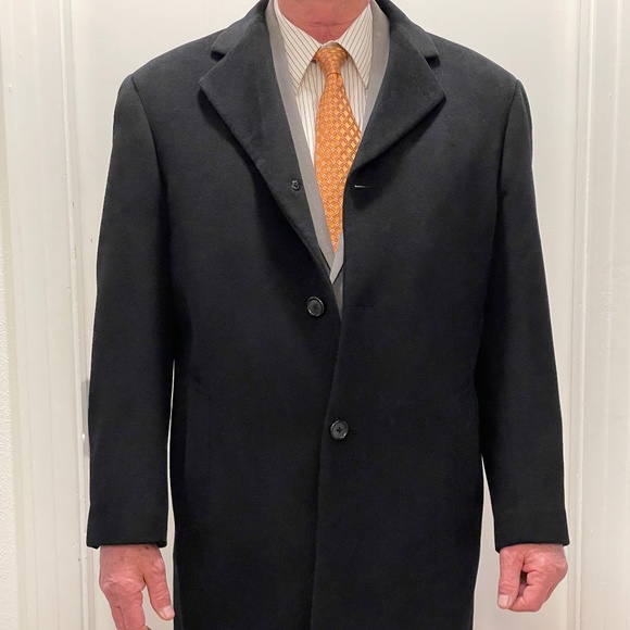 Jacob Siegel Jackets & Coats Mens Cashmere Winter Trench Coat